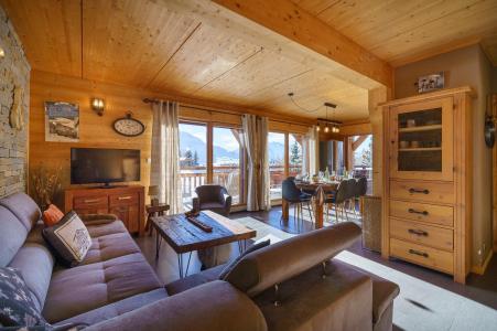Rent in ski resort 5 room triplex chalet 8 people (Friandise) - Chalets Les Balcons du Golf - Alpe d'Huez - Bench seat