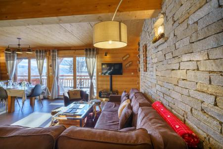 Аренда на лыжном курорте Шале триплекс 5 комнат 8 чел. (Rébèque) - Chalets Les Balcons du Golf - Alpe d'Huez - Сиденье банкетка