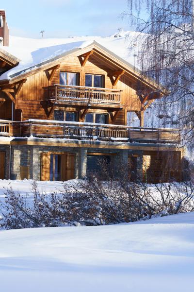 Location au ski Chalet triplex 5 pièces 8 personnes (Rébèque) - Chalets Les Balcons du Golf - Alpe d'Huez - Extérieur hiver
