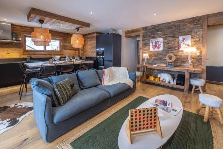 Ski verhuur Appartement 3 kamers 6 personen (203) - L'Ourson - Alpe d'Huez - Woonkamer