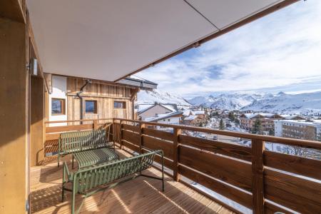 Ski verhuur Appartement 3 kamers bergnis 6 personen (301) - La Belle Aurore - Alpe d'Huez - Buiten winter