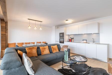 Ski verhuur Appartement 3 kamers bergnis 6 personen (201) - La Belle Aurore - Alpe d'Huez - Woonkamer