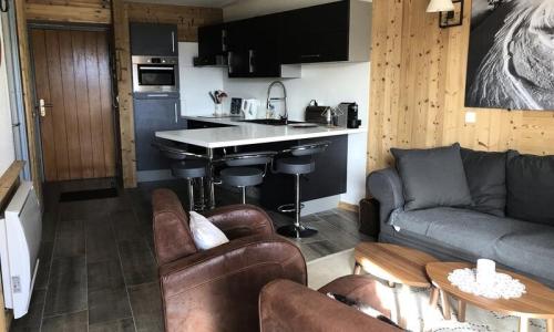 Rent in ski resort 3 room apartment 5 people (32m²) - La Résidence Christiania - Alpe d'Huez - Living room