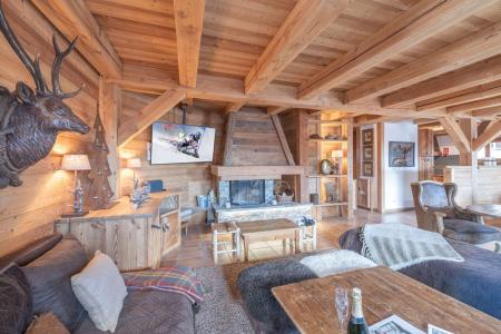 Rent in ski resort 9 room chalet 14 people - Le Chalet Loup - Alpe d'Huez - Living room