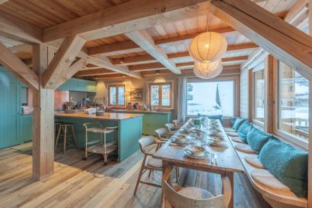 Rent in ski resort 9 room chalet 14 people - Le Chalet Loup - Alpe d'Huez - Living room