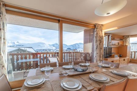 Аренда на лыжном курорте Апартаменты 4 комнат  4-6 чел. (SPLENDIDG3) - Le Splendid - Alpe d'Huez - Столова&