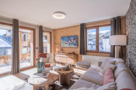 Rent in ski resort 3 room apartment 5 people (A101) - Les Fermes de l'Alpe - A - Alpe d'Huez - Living room