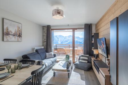 Skiverleih 2-Zimmer-Berghütte für 4 Personen (B001) - Les Fermes de l'Alpe - B - Alpe d'Huez - Wohnzimmer