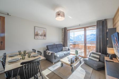 Ski verhuur Appartement 2 kamers bergnis 4 personen (B001) - Les Fermes de l'Alpe - B - Alpe d'Huez - Woonkamer