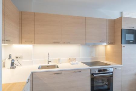 Wynajem na narty Apartament 2 pokojowy z alkową 4 osoby (C206) - Les Fermes de l'Alpe - C - Alpe d'Huez - Aneks kuchenny