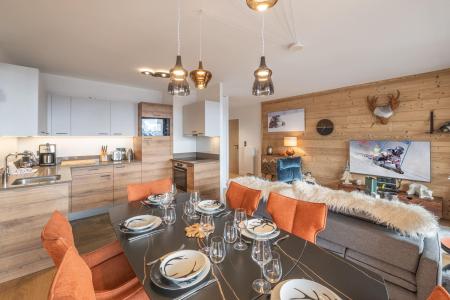 Rent in ski resort 3 room apartment cabin 6 people (D105) - Les Fermes de l'Alpe - D - Alpe d'Huez - Living room