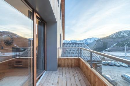 Alquiler al esquí Apartamento dúplex 4 piezas 6 personas (D301) - Les Fermes de l'Alpe - D - Alpe d'Huez - Balcón