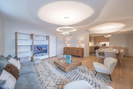 Location au ski Appartement duplex 4 pièces cabine 8 personnes (D303) - Les Fermes de l'Alpe - D - Alpe d'Huez - Séjour