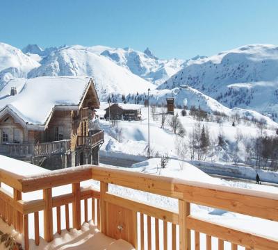 Rent in ski resort 5 room apartment 8 people (5) - Lillehamer 5 - Alpe d'Huez - Balcony