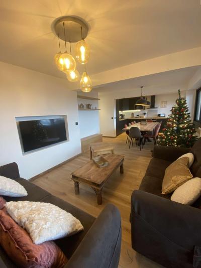 Rent in ski resort 1 room apartment 10 people (ADH113-021) - MARMOTTES - Alpe d'Huez - Living room