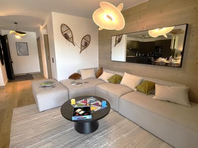 Rent in ski resort 4 room apartment cabin 8 people (A42) - Phoenix A - Alpe d'Huez - Living room