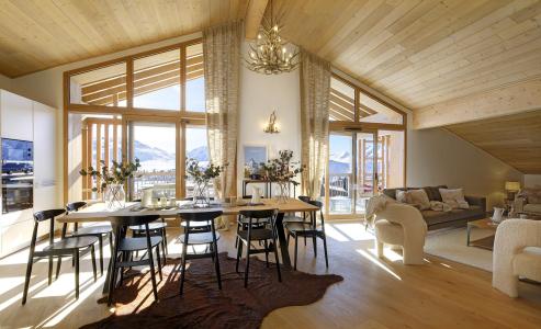 Skiverleih 5-Zimmer-Holzhütte für 8 Personen (A54) - Phoenix A - Alpe d'Huez - Wohnzimmer