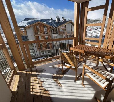 Rent in ski resort 2 room apartment cabin 4 people (B37) - PHOENIX B - Alpe d'Huez - Balcony