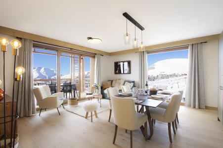 Rent in ski resort 3 room apartment cabin 6 people (B27) - PHOENIX B - Alpe d'Huez - Living room