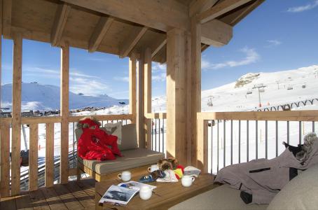 Ski verhuur Appartement 5 kabine kamers 10 personen (C33-34) - PHOENIX C - Alpe d'Huez - Terras