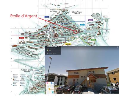 Soggiorno sugli sci Résidence Etoile d'Argent - Alpe d'Huez - Mappa