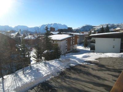 Rent in ski resort 2 room apartment sleeping corner 6 people (G2) - Résidence l'Azur - Alpe d'Huez - Balcony