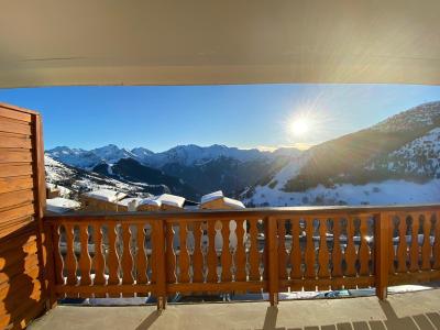 Ski verhuur Appartement 2 kamers bergnis 6 personen (B2) - Résidence l'Eden - Alpe d'Huez - Balkon