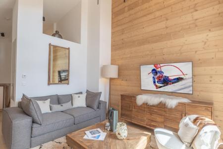 Rent in ski resort 4 room triplex apartment 6 people (E32) - Résidence l'Expression - Alpe d'Huez - Living room