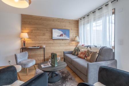 Skiverleih 4-Zimmer-Appartment für 6 Personen (B02) - Résidence l'Expression - Alpe d'Huez - Wohnzimmer