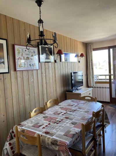 Skiverleih 2-Zimmer-Berghütte für 6 Personen (406) - Résidence l'Ours Blanc - Alpe d'Huez - Wohnzimmer