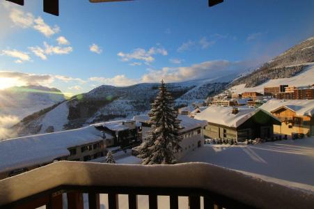 Location au ski Appartement 2 pièces 4 personnes (535) - Résidence l'Ours Blanc - Alpe d'Huez - Balcon