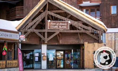 Аренда на лыжном курорте Résidence l'Ours Blanc - MH - Alpe d'Huez - зимой под открытым небом