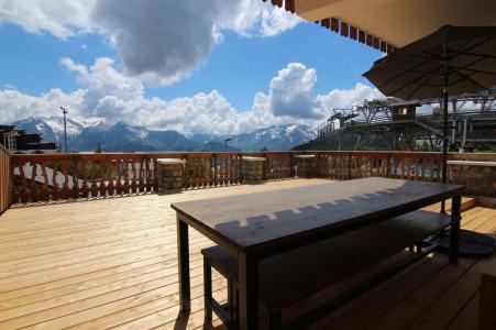 Rent in ski resort 3 room apartment 6 people (P2) - Résidence la Ménandière - Alpe d'Huez - Terrace