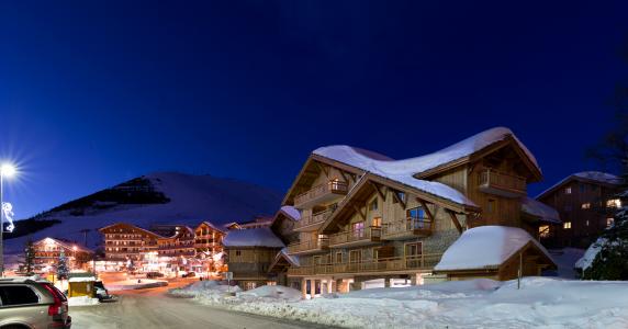 Vacances en montagne Résidence le Cristal de l'Alpe - Alpe d'Huez - Extérieur hiver