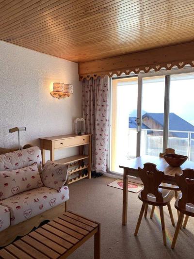 Ski verhuur Studio bergnis 4 personen (L4) - Résidence le Majestic II - Alpe d'Huez - Woonkamer