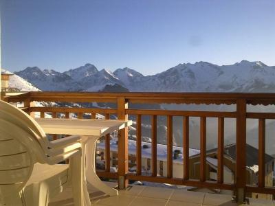 Rent in ski resort 2 room apartment 5 people (C4) - Résidence le Paradis C - Alpe d'Huez - Terrace