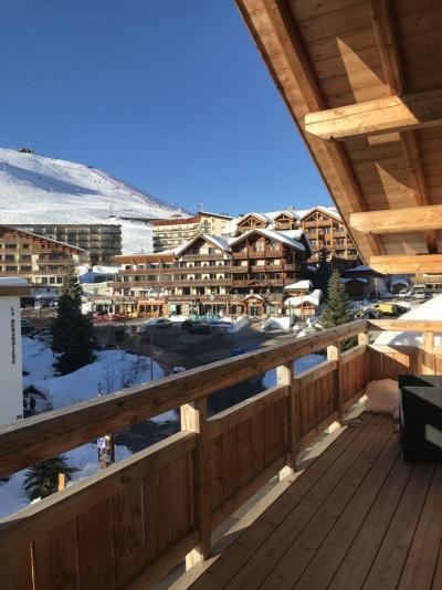 Location au ski Appartement 3 pièces 6 personnes (304) - Résidence le Zodiaque - Alpe d'Huez - Extérieur hiver