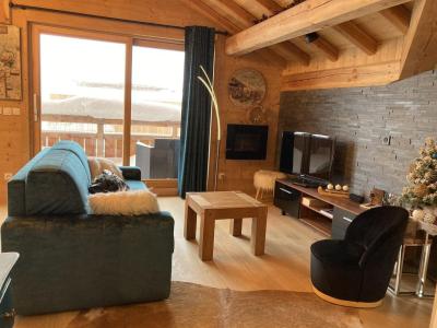 Wynajem na narty Apartament 3 pokojowy 6 osób (304) - Résidence le Zodiaque - Alpe d'Huez - Pokój gościnny