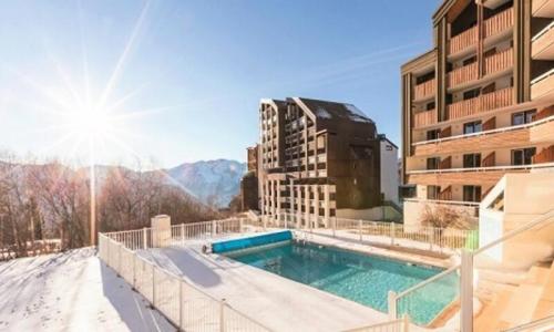 Location au ski Résidence les Bergers - MH - Alpe d'Huez - Extérieur hiver