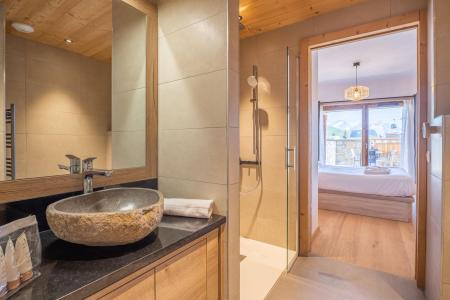 Alquiler al esquí Apartamento cabina 2 piezas para 4 personas (002) - Résidence Les Gentianes - Alpe d'Huez - Cuarto de ducha