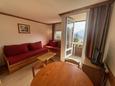 Ski verhuur Studio bergnis 4 personen (123) - Résidence les Horizons d'Huez - Alpe d'Huez - Woonkamer