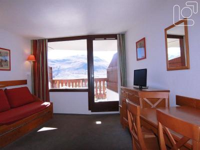 Ski verhuur Appartement 2 kamers 6 personen (593) - Résidence les Mélèzes - Alpe d'Huez - Woonkamer