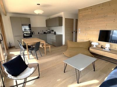 Rent in ski resort 3 room apartment cabin 6 people (B26) - Résidence Phoenix B - Alpe d'Huez - Living room