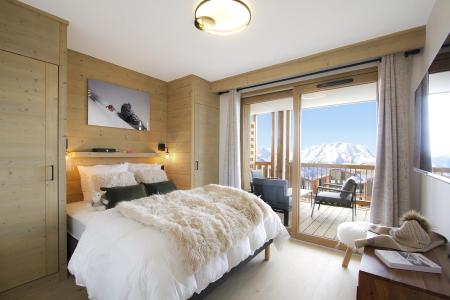 Skiverleih 3-Zimmer-Holzhütte für 6 Personen (B27) - Résidence Phoenix B - Alpe d'Huez - Schlafzimmer