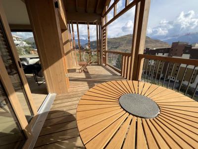 Ski verhuur Appartement 3 kabine kamers 6 personen (B26) - Résidence Phoenix B - Alpe d'Huez - Balkon