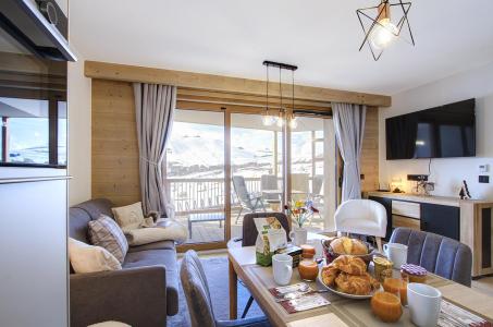 Rent in ski resort 2 room apartment cabin 4 people (C23) - Résidence Phoenix C - Alpe d'Huez - Living room