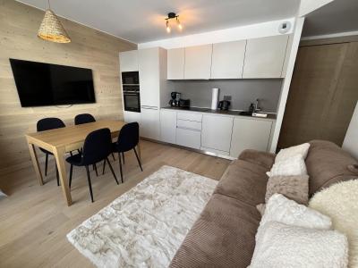 Skiverleih 2-Zimmer-Holzhütte für 4 Personen (C26) - Résidence Phoenix C - Alpe d'Huez - Wohnzimmer