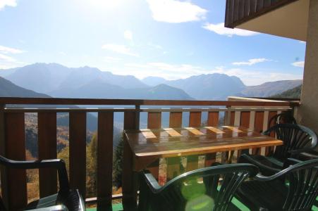 Wynajem na narty Apartament 2 pokojowy z alkową 4 osoby (201) - Résidence Vue et Soleil - Alpe d'Huez - Taras