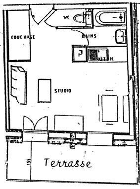 Studio coin montagne 4 personnes (35)