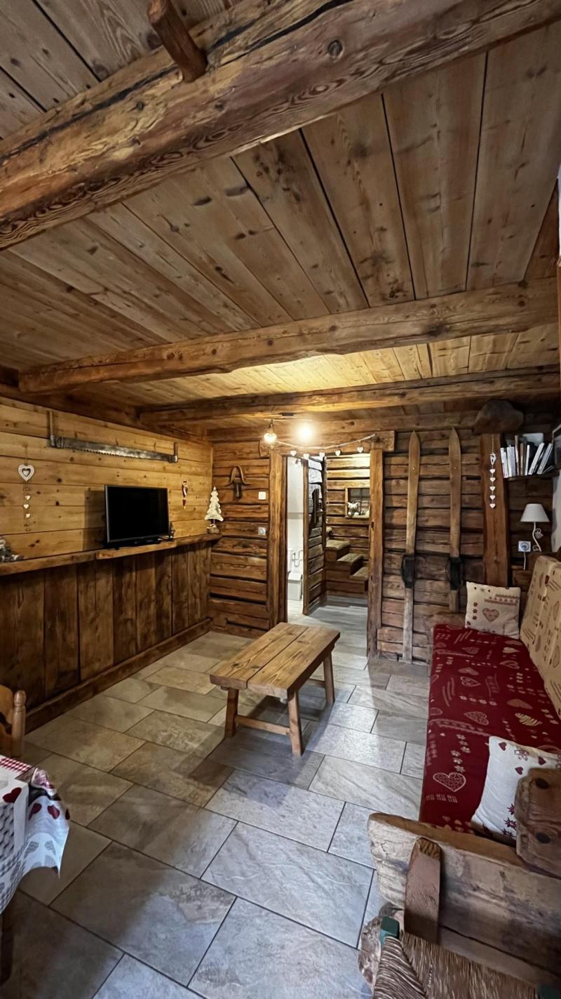 Skiverleih 3-Zimmer-Appartment für 6 Personen - Hameau la Frasse - Arêches-Beaufort - Wohnzimmer